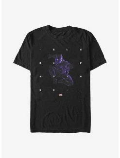 Boxlunch Marvel Black Panther Shapes T-Shirt