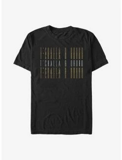 Boxlunch Marvel Black Panther Stack T-Shirt