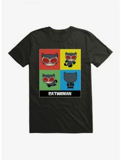 Boxlunch DC Comics Batman Chibi Catwoman Squares T-Shirt