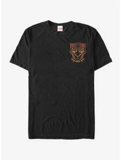 Boxlunch Marvel Black Panther 2018 Mask Badge T-Shirt