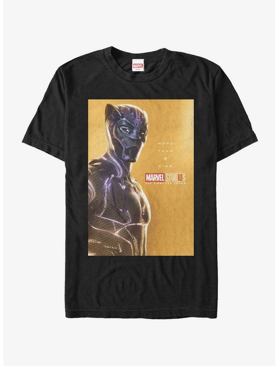 Boxlunch Marvel 10 Years Anniversary Black Panther T-Shirt