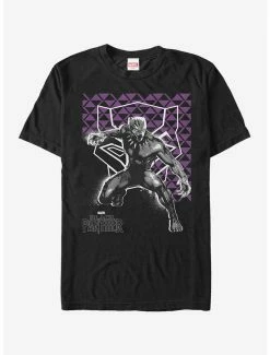 Boxlunch Marvel Black Panther 2018 Geometric Pattern T-Shirt