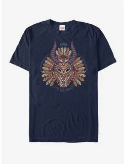 Boxlunch Marvel Black Panther Killmonger Horned Mask T-Shirt