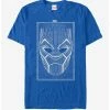 Boxlunch Marvel Black Panther 2018 Line Pattern T-Shirt