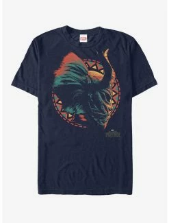 Boxlunch Marvel Black Panther 2018 Killmonger's Mask T-Shirt