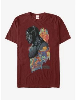 Boxlunch Marvel Black Panther 2018 Artistic Pattern T-Shirt
