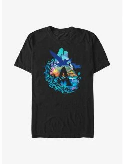 Boxlunch Avatar: The Way Of The Water Scenic Flyby Logo T-Shirt