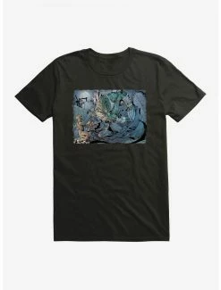 Boxlunch DC Comics Batman Vs Killer Croc City T-Shirt