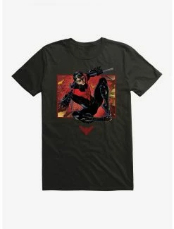 Boxlunch DC Comics Batman Nightwing Red Suit Fight T-Shirt