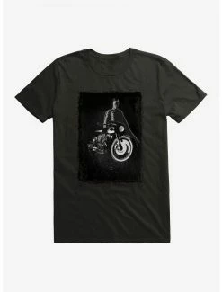 Boxlunch DC Comics The Batman Black And White Wheels T-Shirt