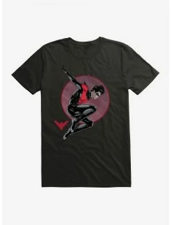 Boxlunch DC Comics Batman Nightwing Red Suit Jump T-Shirt